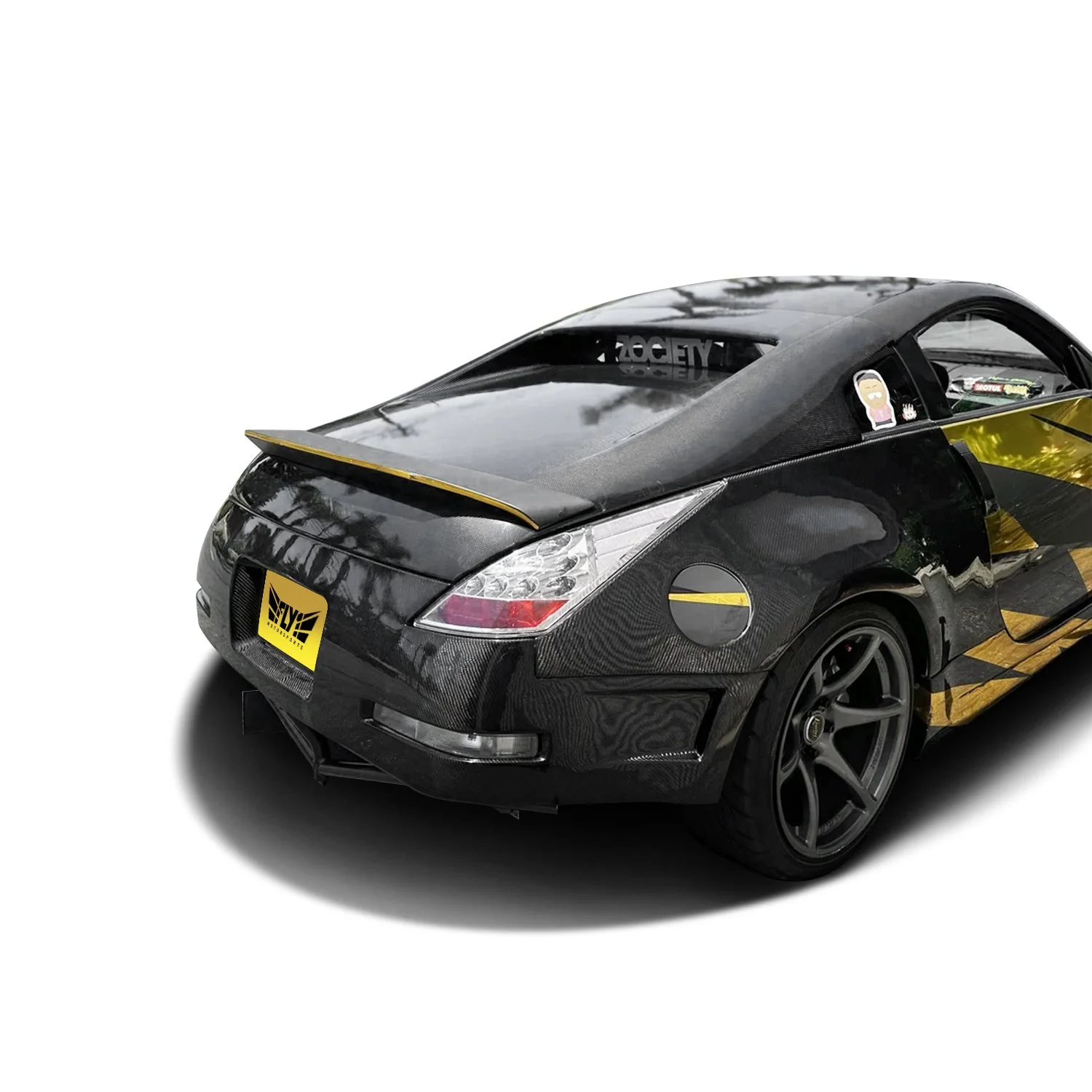 Nissan 350Z Avi Edition Vented Wide Rear Bumper — Fly1 Motorsports